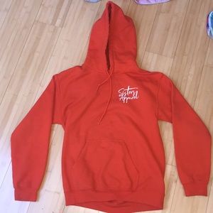 sisters orange hoodie